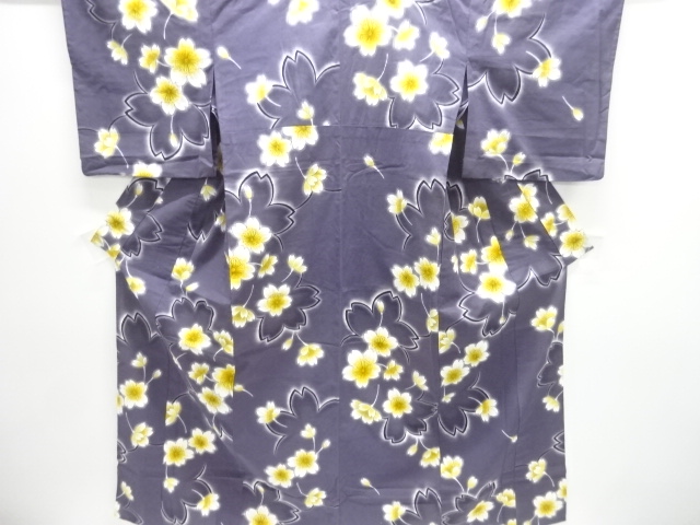 JAPANESE KIMONO / YUKATA / COTTON / SAKURA